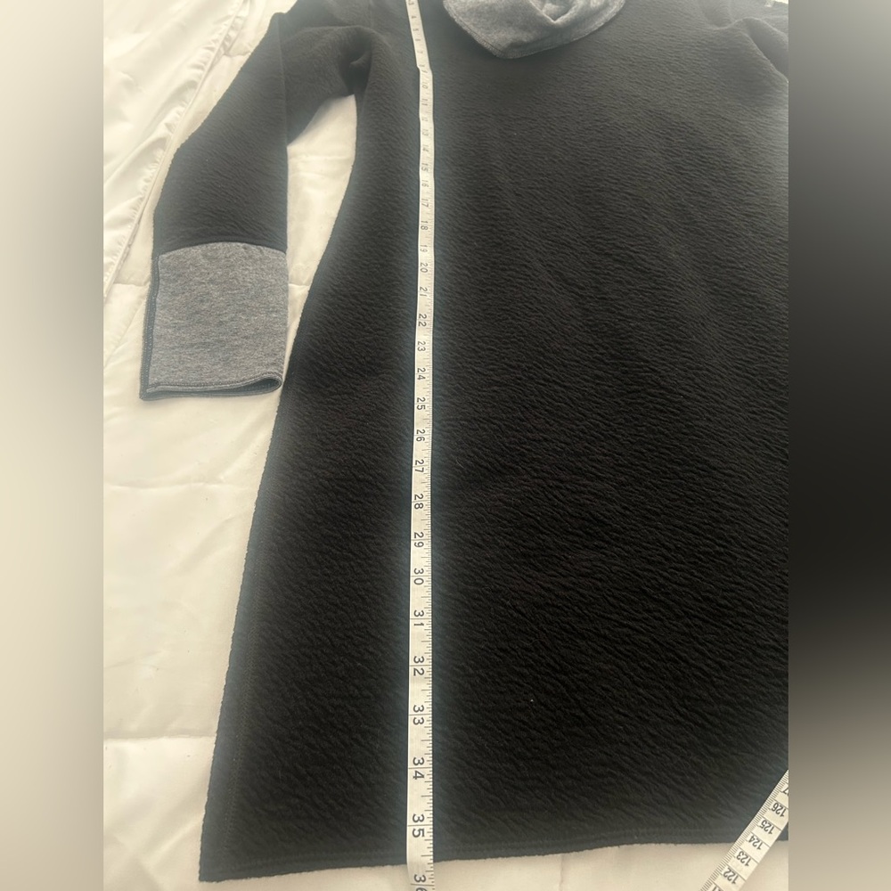 Columbia Womens Winter Dream Reversible Sweater Dress Gray Black M - Picture 9 of 10